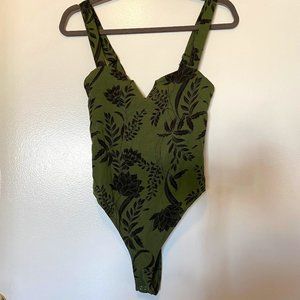 Free People Pippa V-Wire Bodysuit S